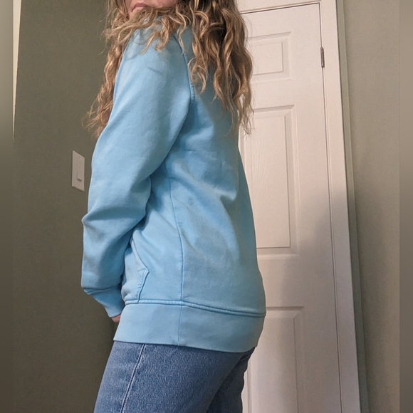 Gap Vintage Soft Light Blue Sweatshirt | Men's Size XS - Picture 3 of 7